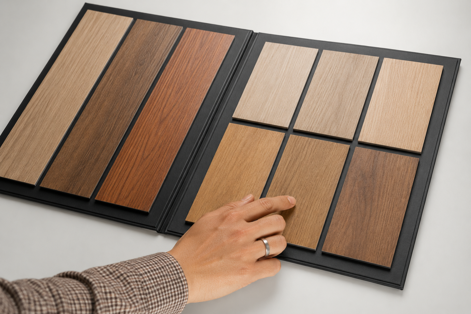 katalog spc vinyl lantai berbagai macam motif dan ukuran serta gambar
